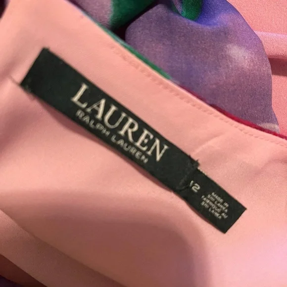 Lauren Ralph Lauren floral dress - size L - new - Picture 5 of 6
